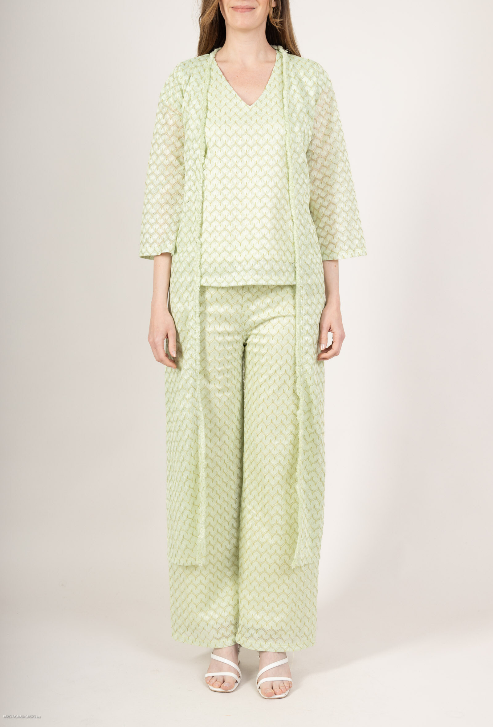 Grossiste Les Bonnes Copines - Kimono en crochet