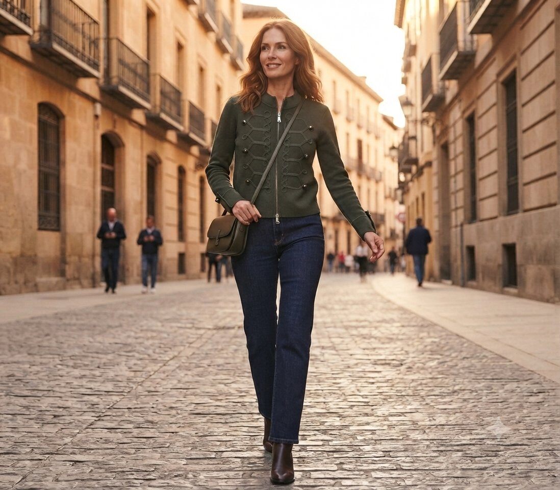 Grossista Les Bonnes Copines - Cardigan con zip stile ufficiale