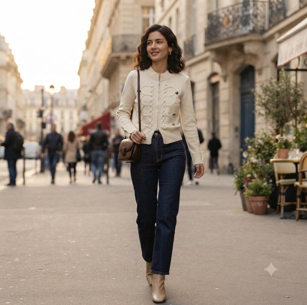 Grossista Les Bonnes Copines - Cardigan con zip stile ufficiale