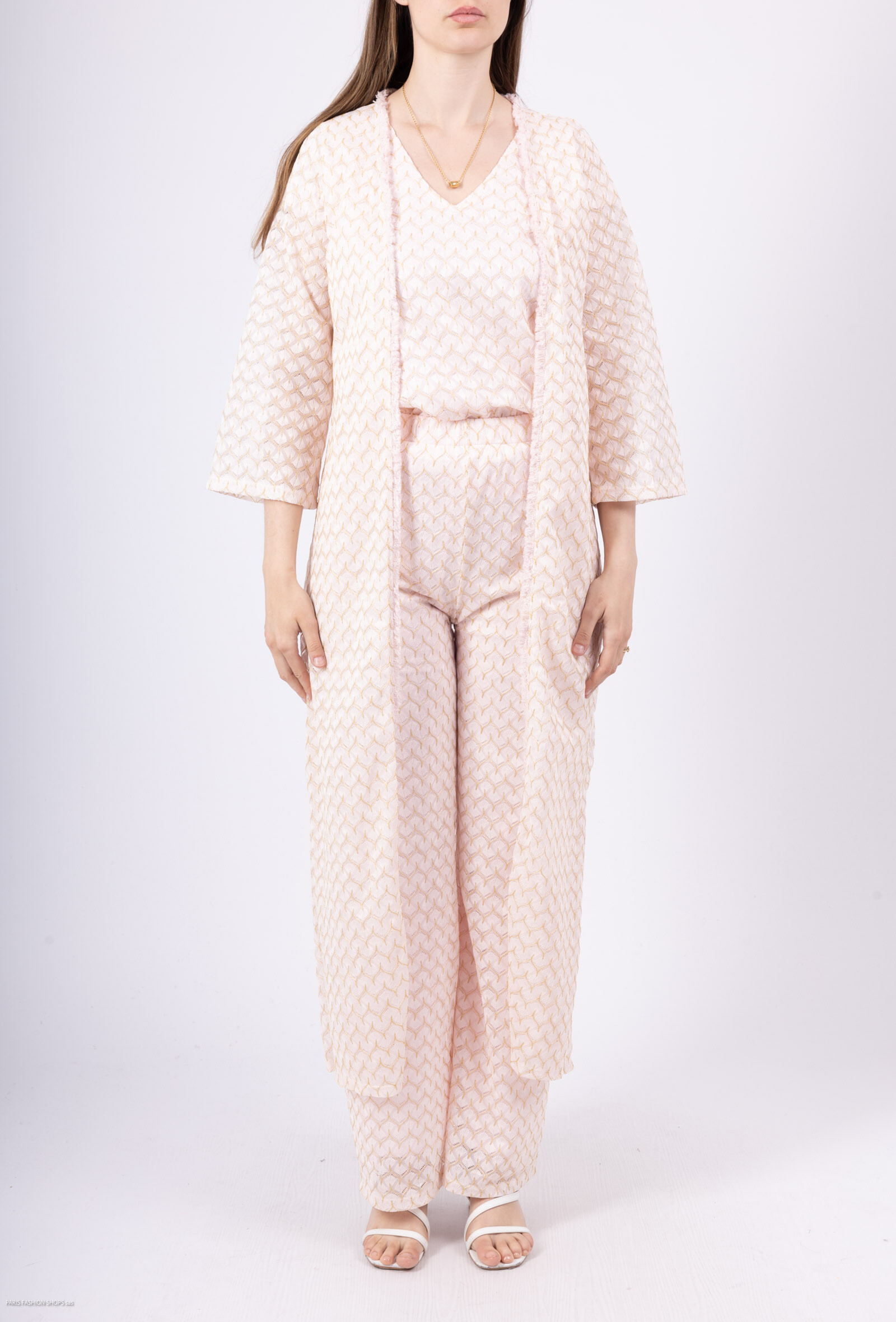 Grossiste Les Bonnes Copines - Kimono en crochet