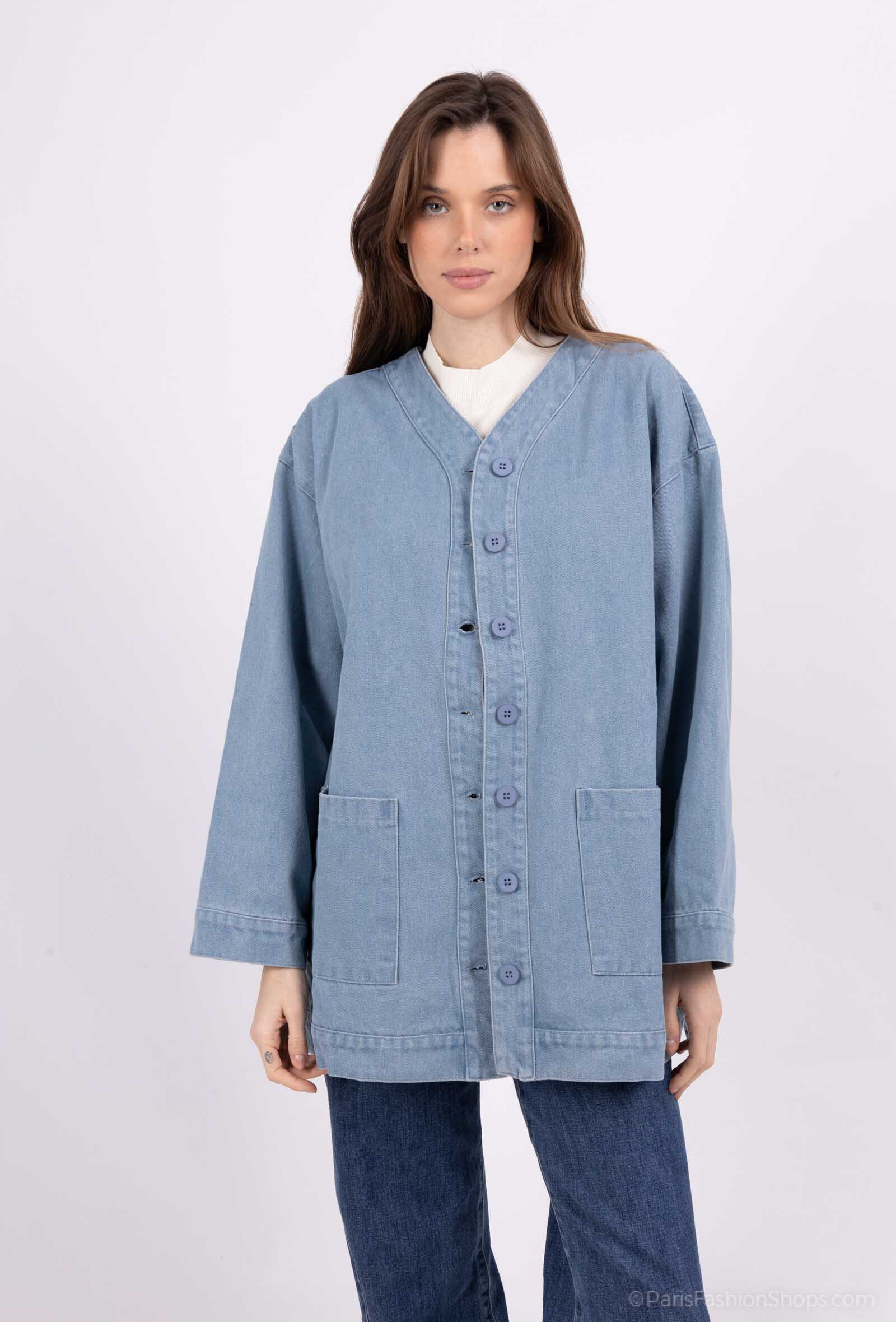 Großhändler Les Bonnes Copines - Jeans-Cardigan