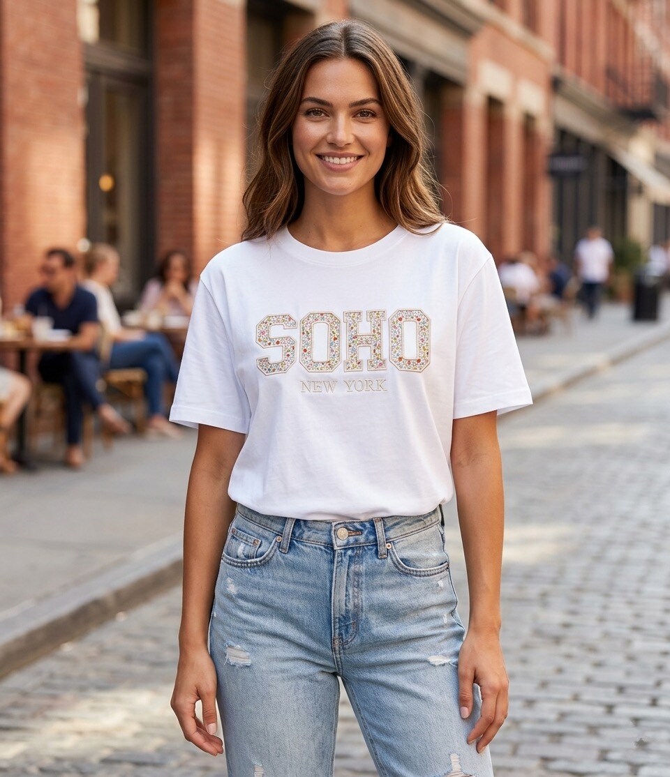 Wholesaler Les Bonnes Copines - SOHO New York T-Shirt – Freshness and Floral Style