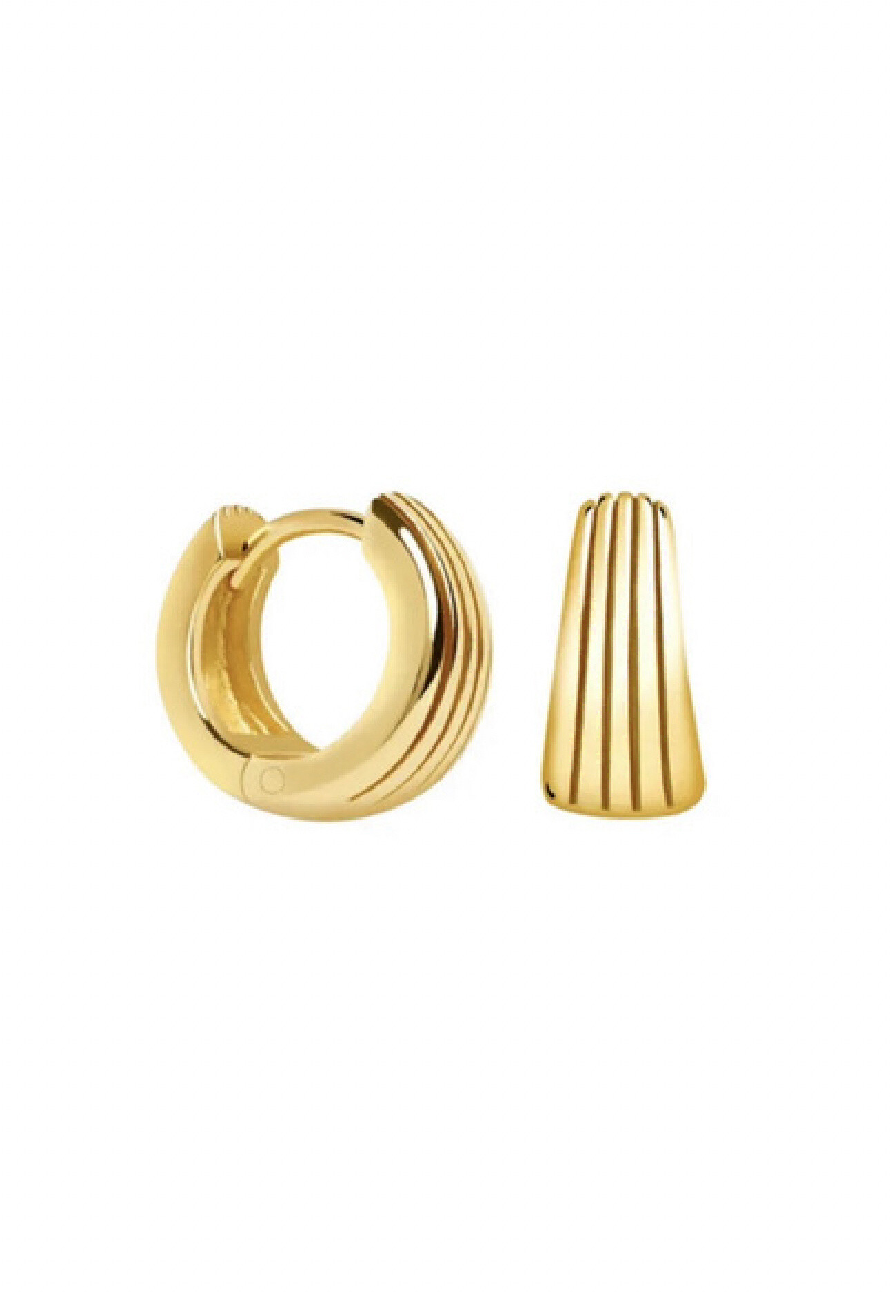 Wholesaler Les Précieuses - Pair of stainless steel Lula earrings