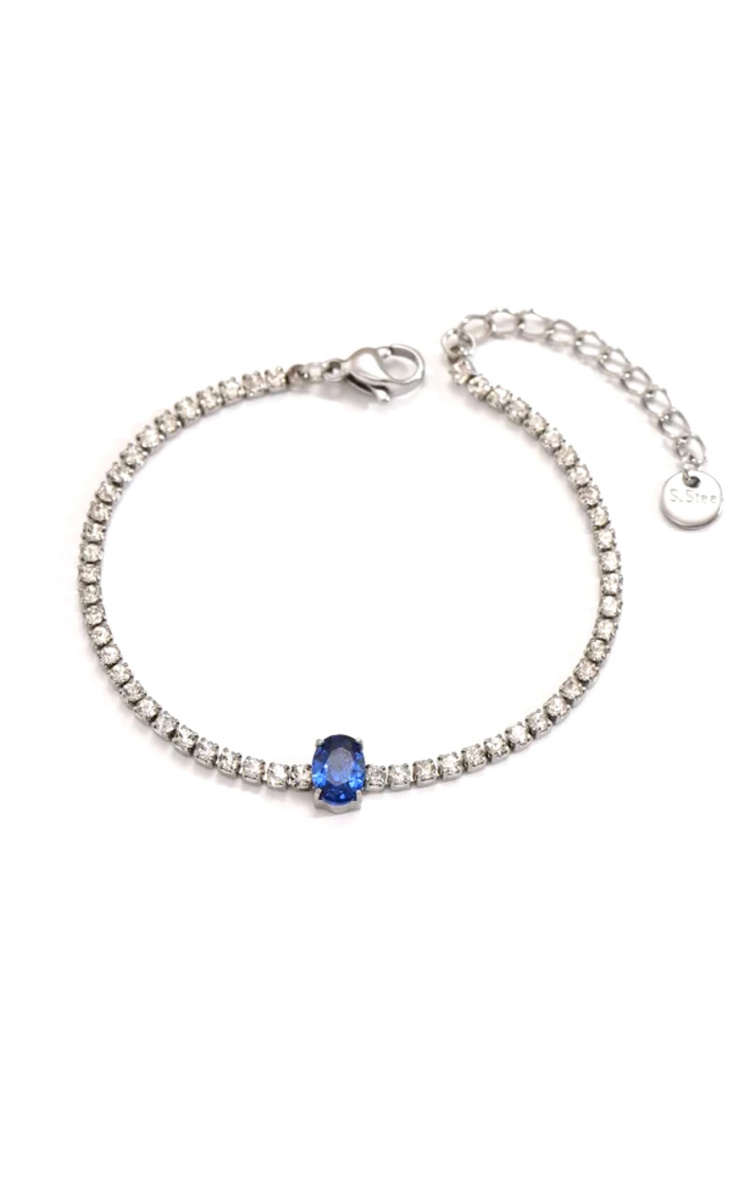 Wholesaler Les Précieuses - Cassis stainless steel bracelet
