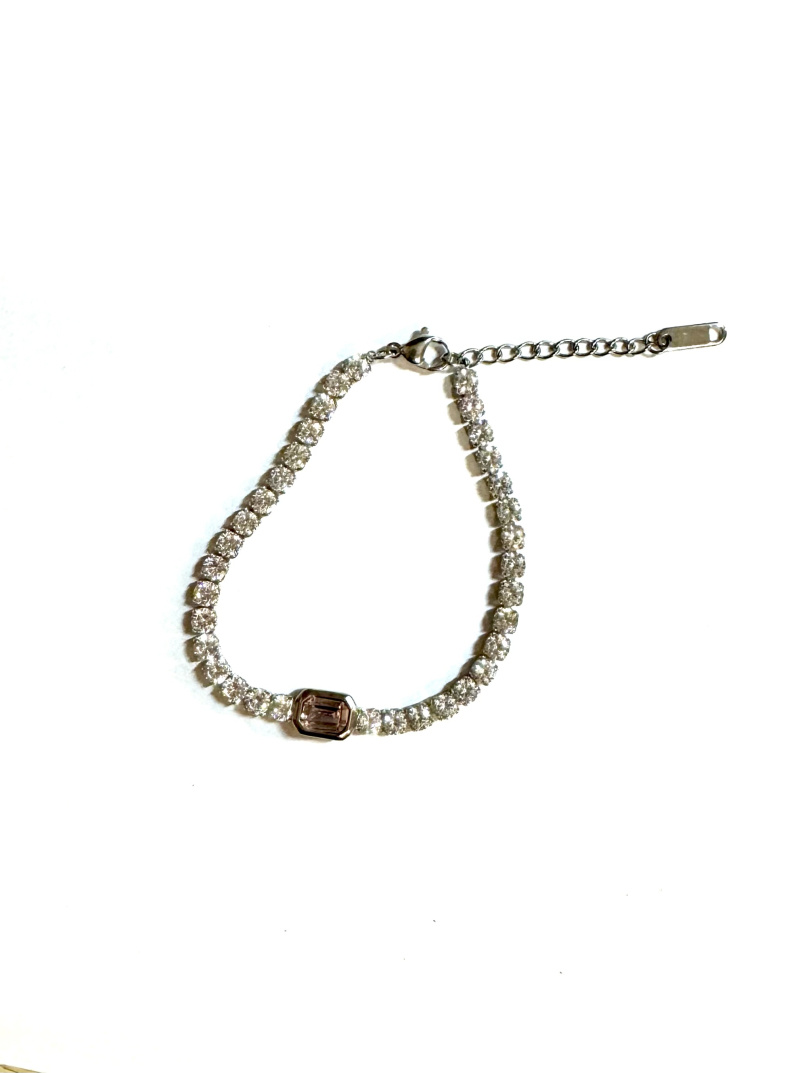 Wholesaler Les Précieuses - Brownie bracelet silver stainless steel