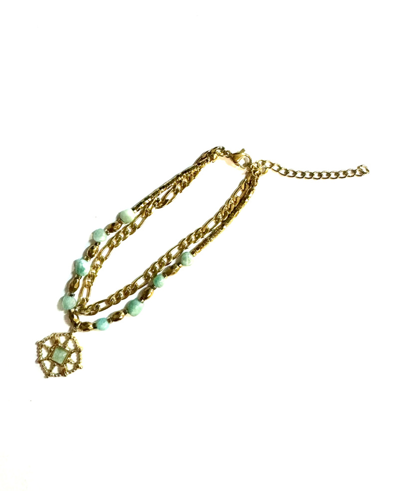 Wholesaler Les Précieuses - Jaxon golden stainless steel bracelet