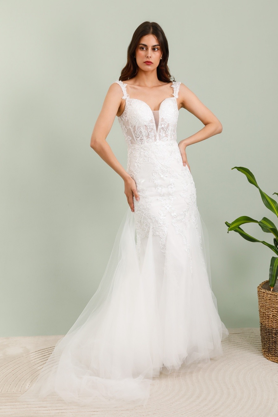 Grossiste Les Voiliers - Robe de mariée sirène