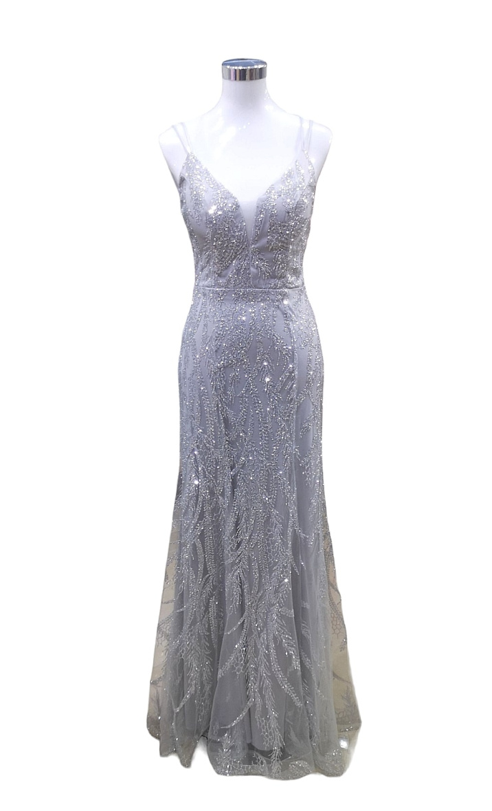 Grossiste Les Voiliers - Robe sirène longue strassée