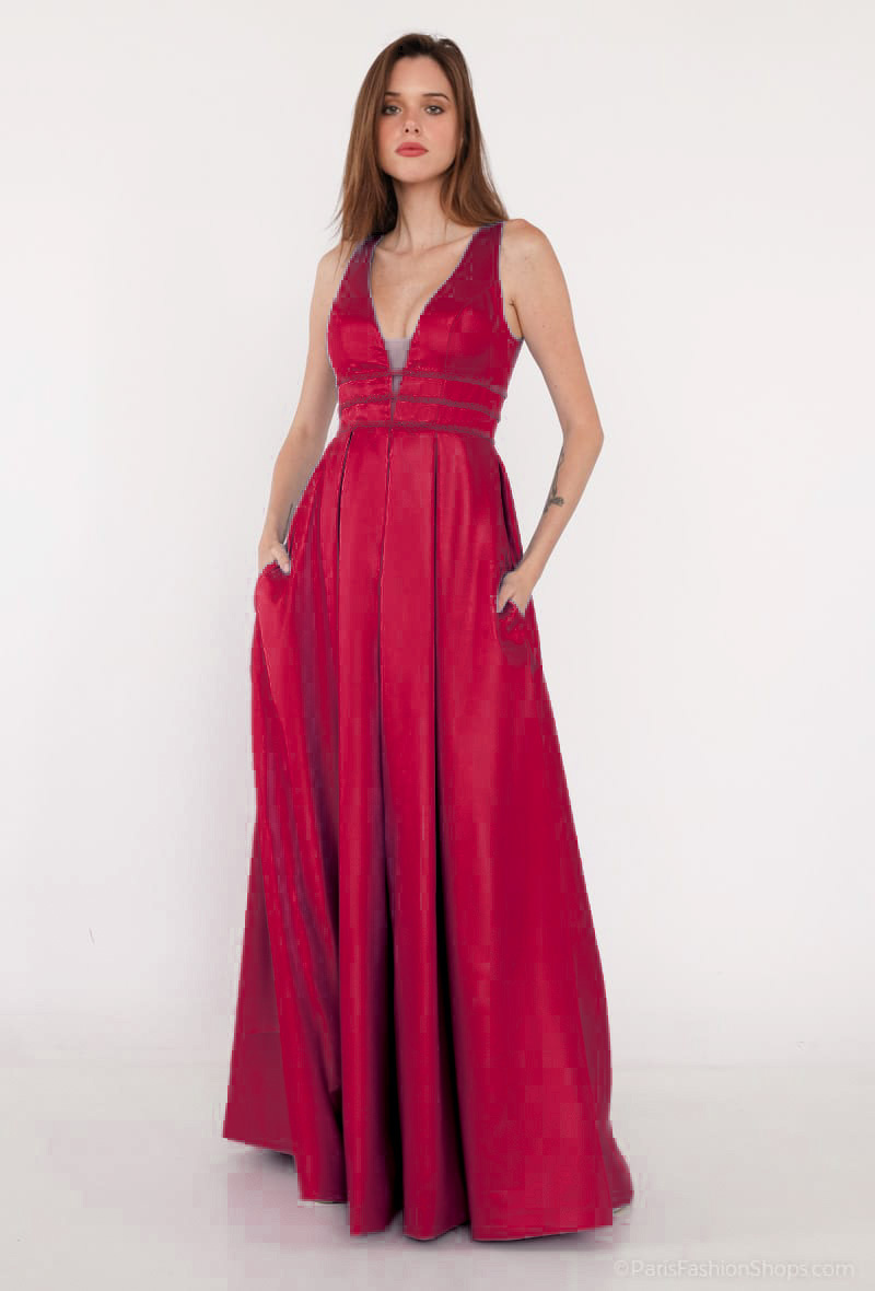 Großhändler Les Voiliers - Langes Abendkleid