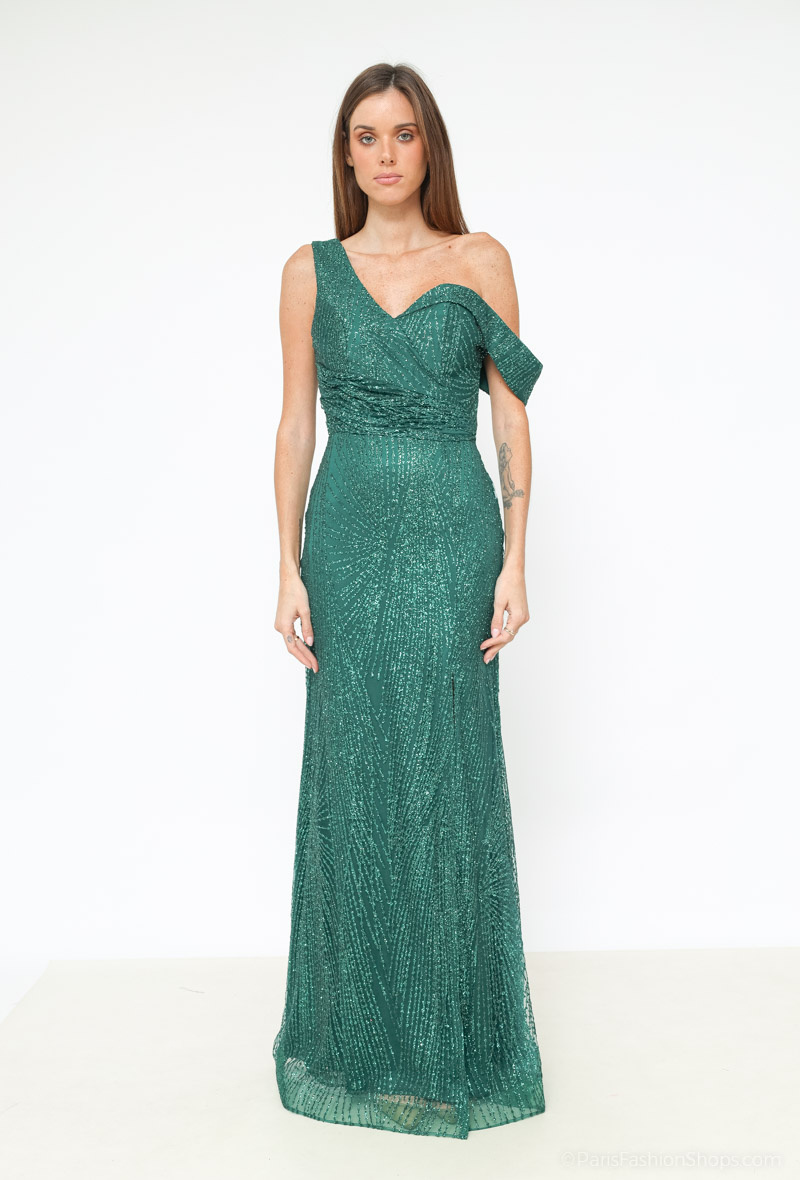 Großhändler Les Voiliers - Abendkleid mit Pailletten