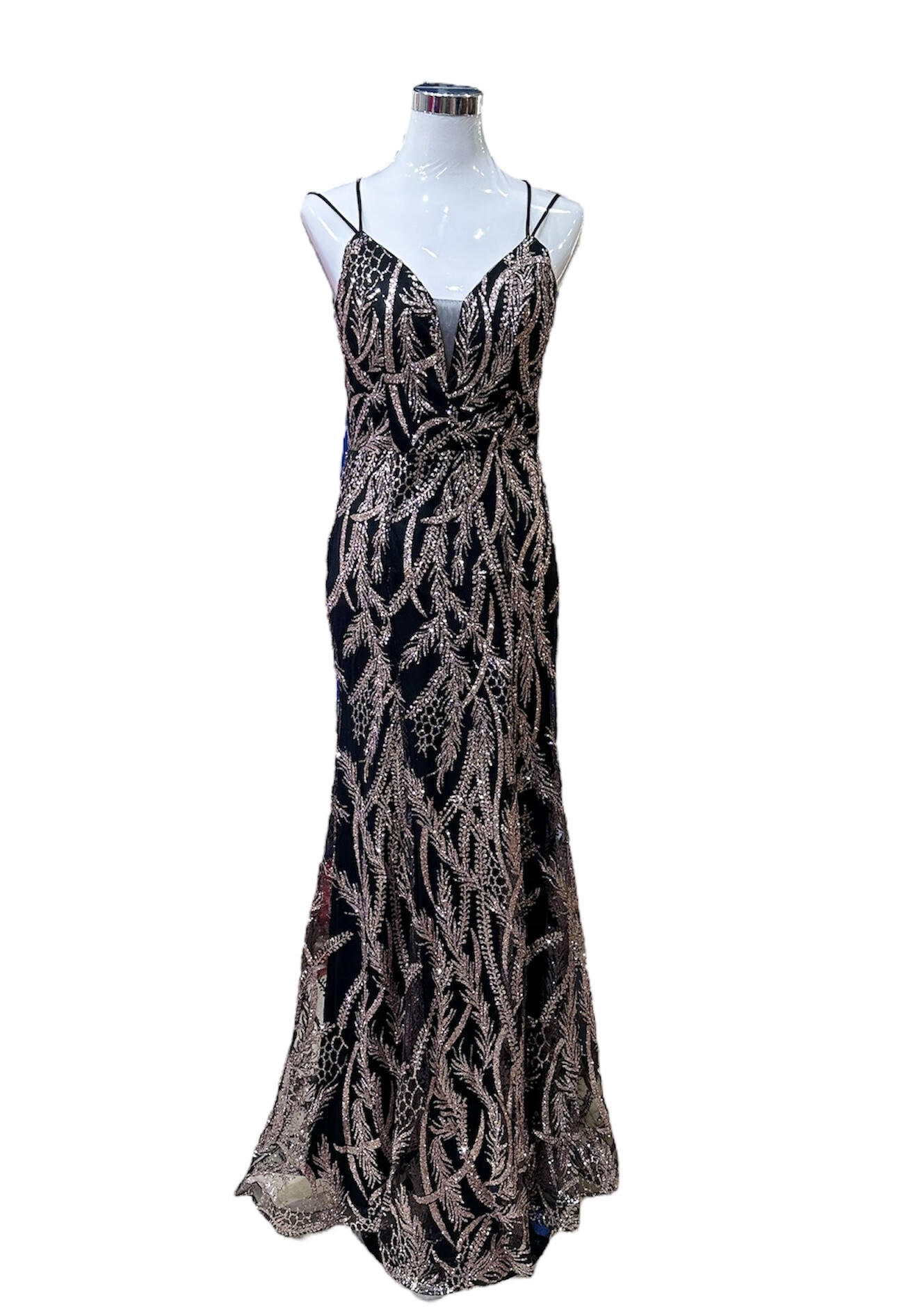 Grossiste Les Voiliers - Robe sirène longue strassée