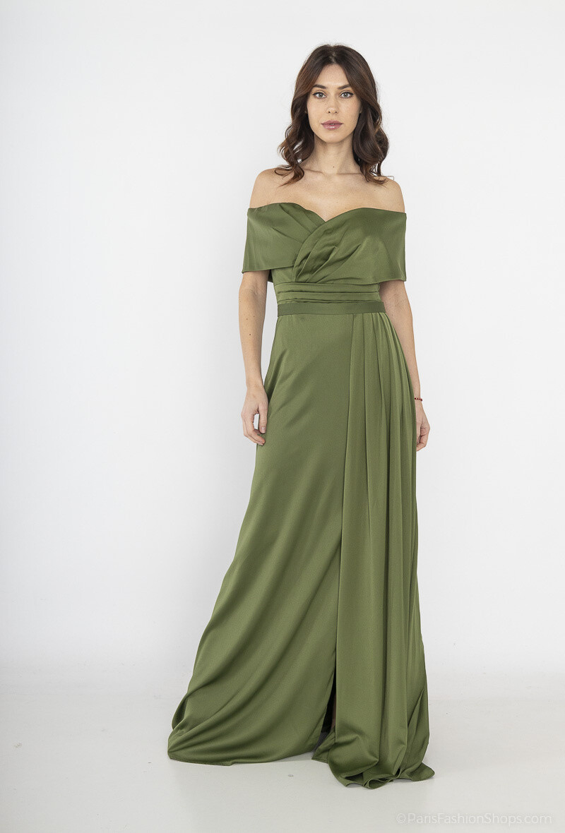 Wholesaler Les Voiliers - Long satin evening dress