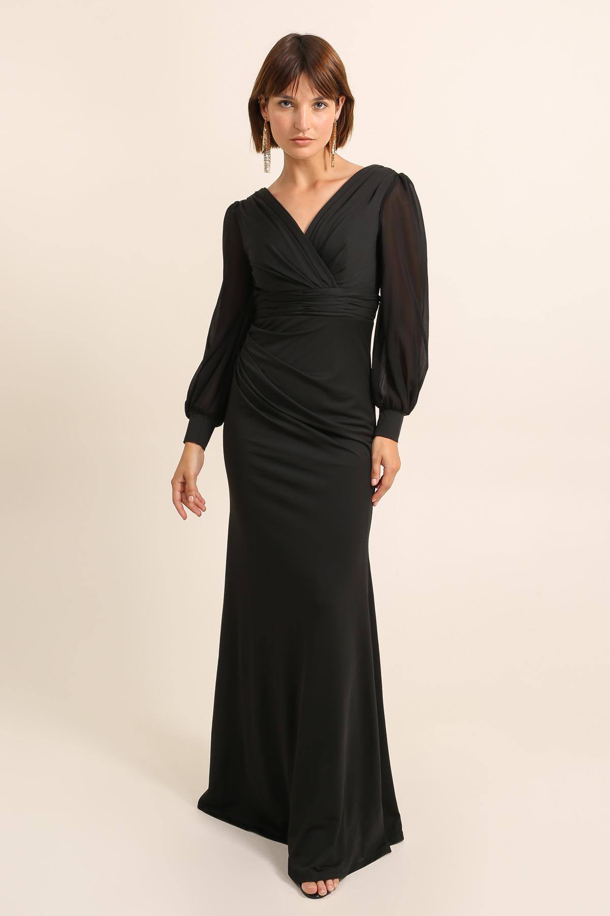 Wholesaler Les Voiliers - Long sleeve evening dress