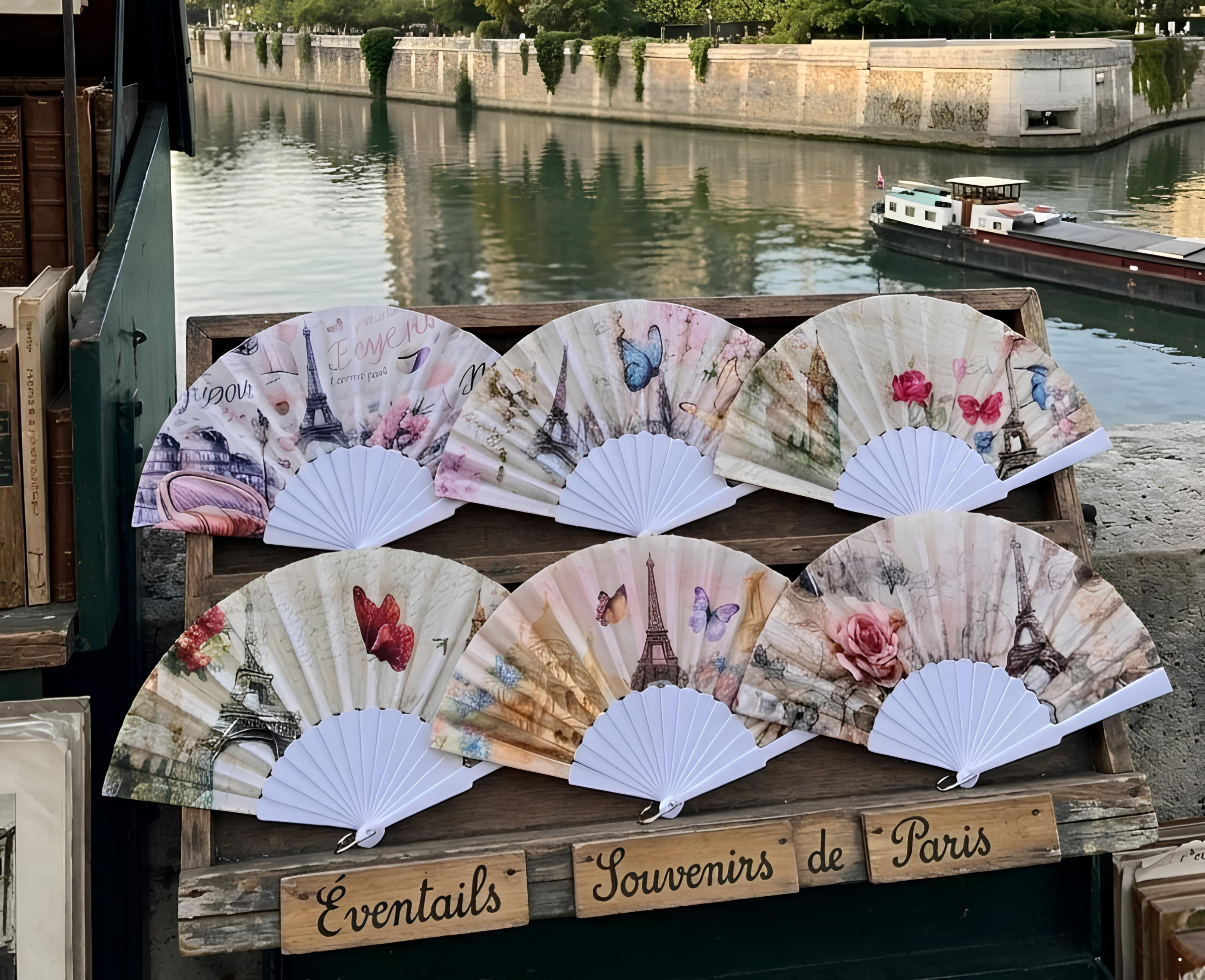 Großhändler LEXA PLUS - Fächer mit Pariser Souvenirmotiven