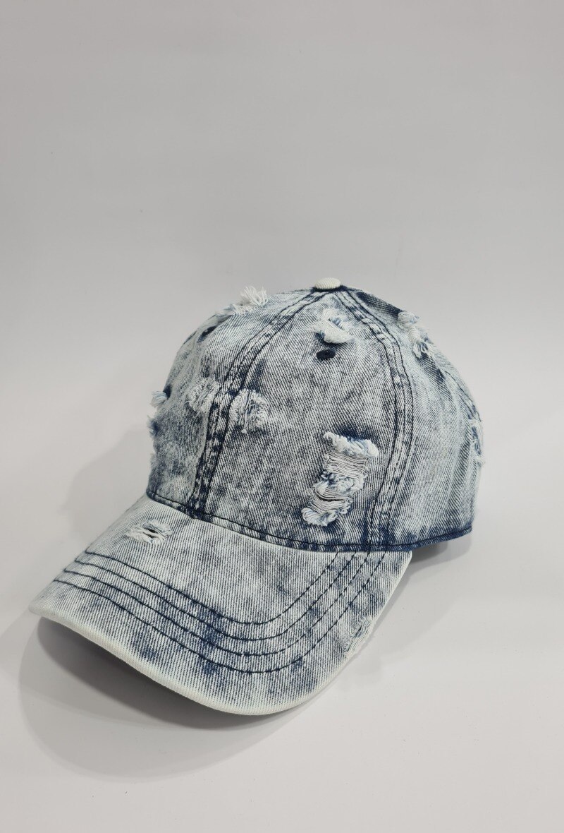 Großhändler LEXA PLUS - Zerrissene Jeansmütze