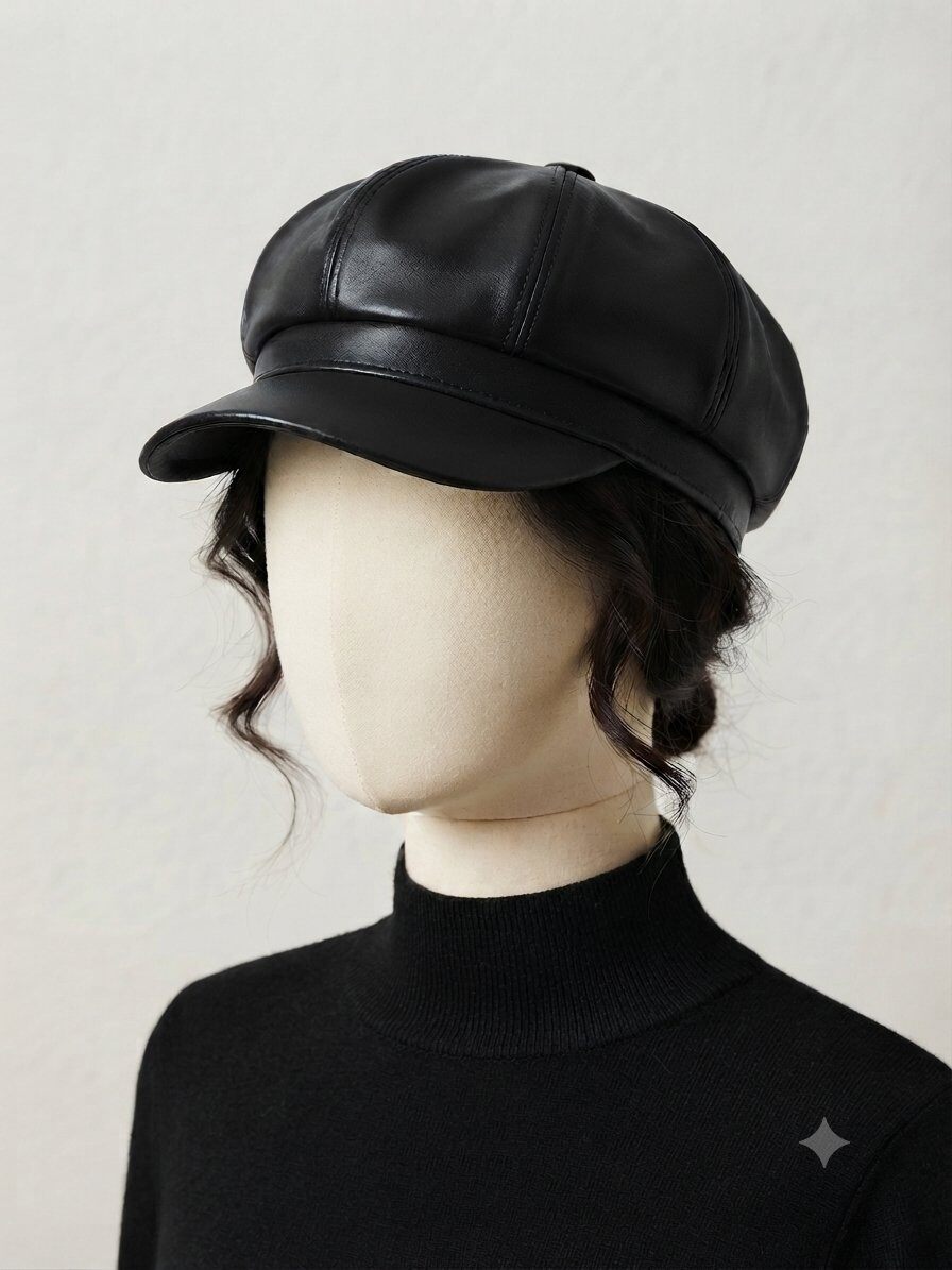Grossiste LEXA PLUS - Casquette type Gavroche ou marin en simili cuir