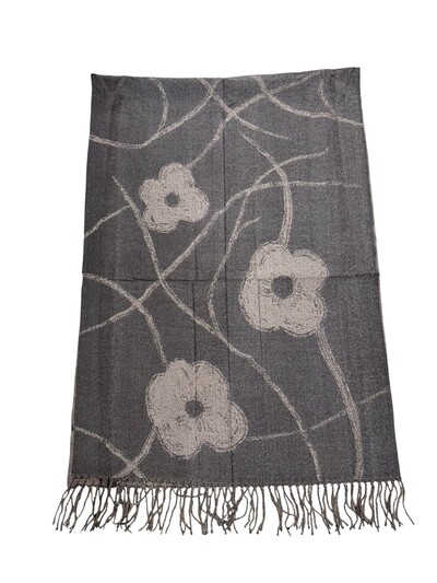 Großhändler LEXA PLUS - Wollschal mit Blumenmuster Großhändler LEXA PLUS - Wollschal mit Blumenmuster