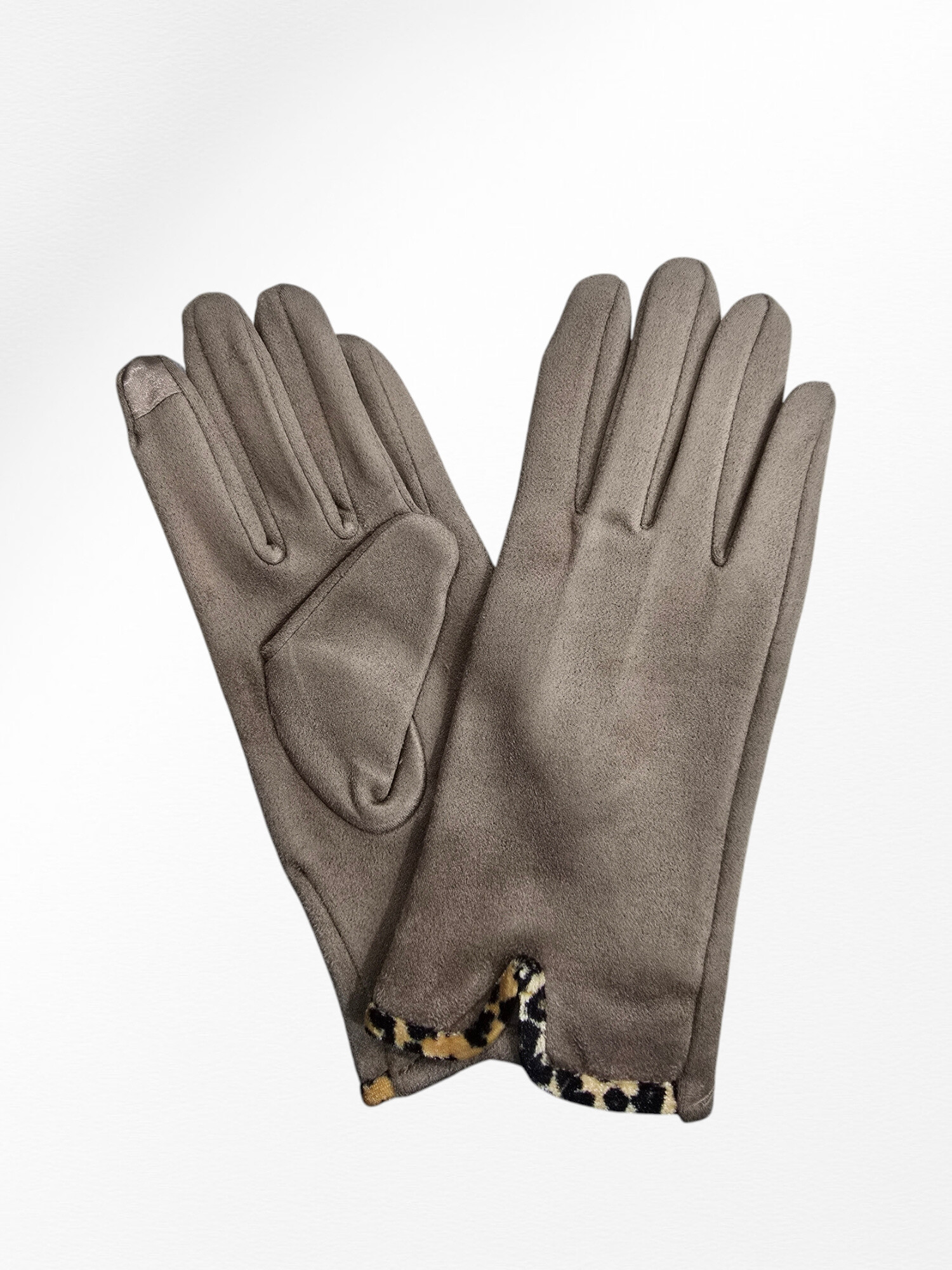 Großhändler LEXA PLUS - Leoparden-Wildlederhandschuhe