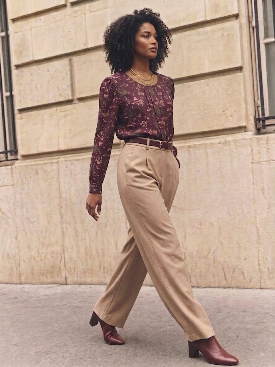Grossista LI.FE STYLE - Blusa viscosa girocollo fantasia