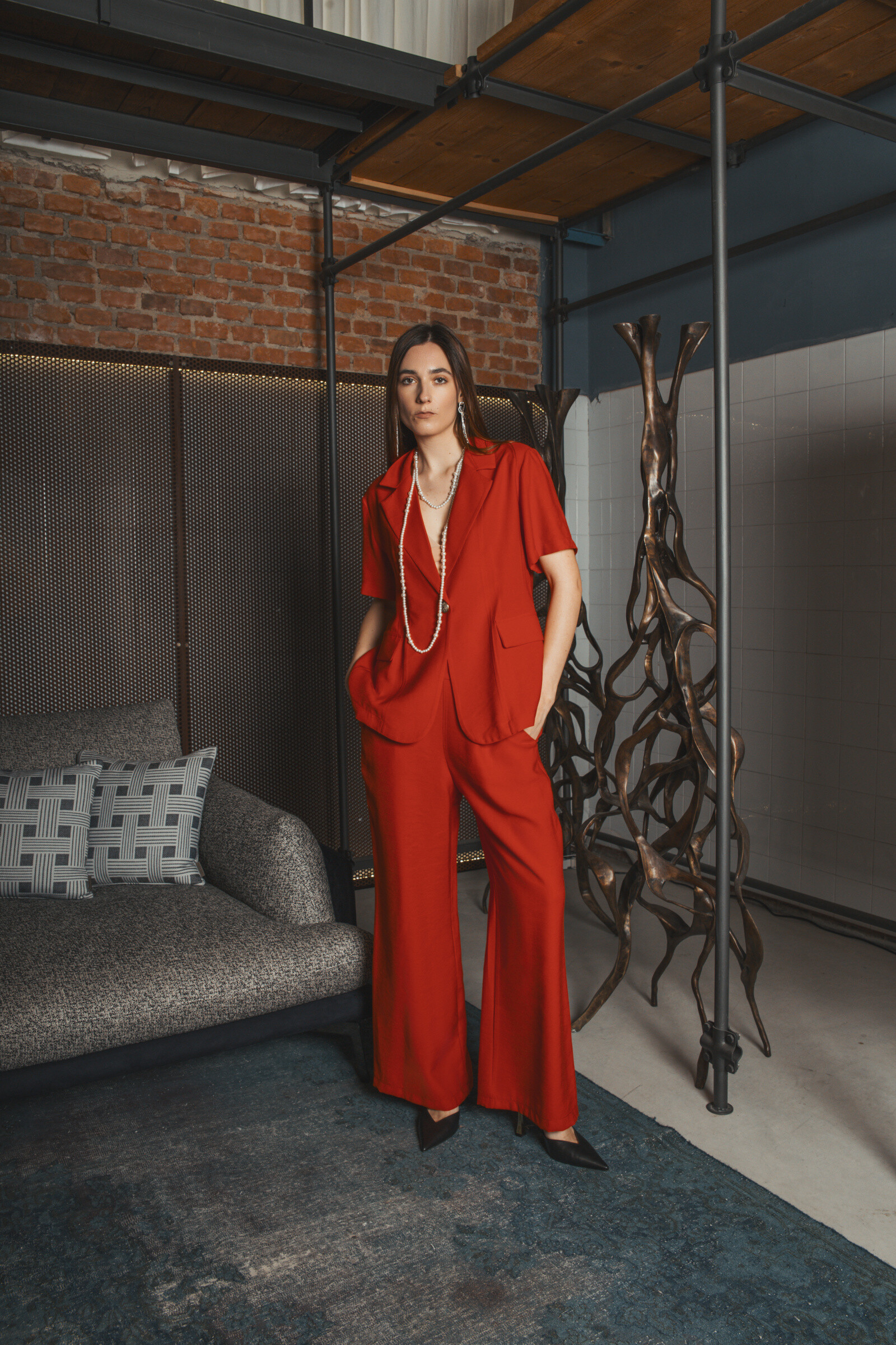 Wholesaler LI.FE STYLE - Palace pants with elasticized life lace
