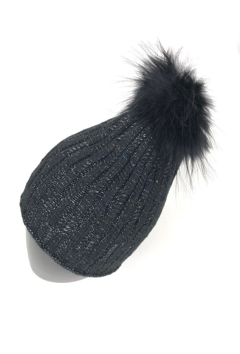 Wholesaler Lidy's - Beanie with pom-pom