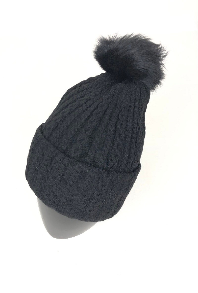Wholesaler Lidy's - Convertible pom-pom beanie