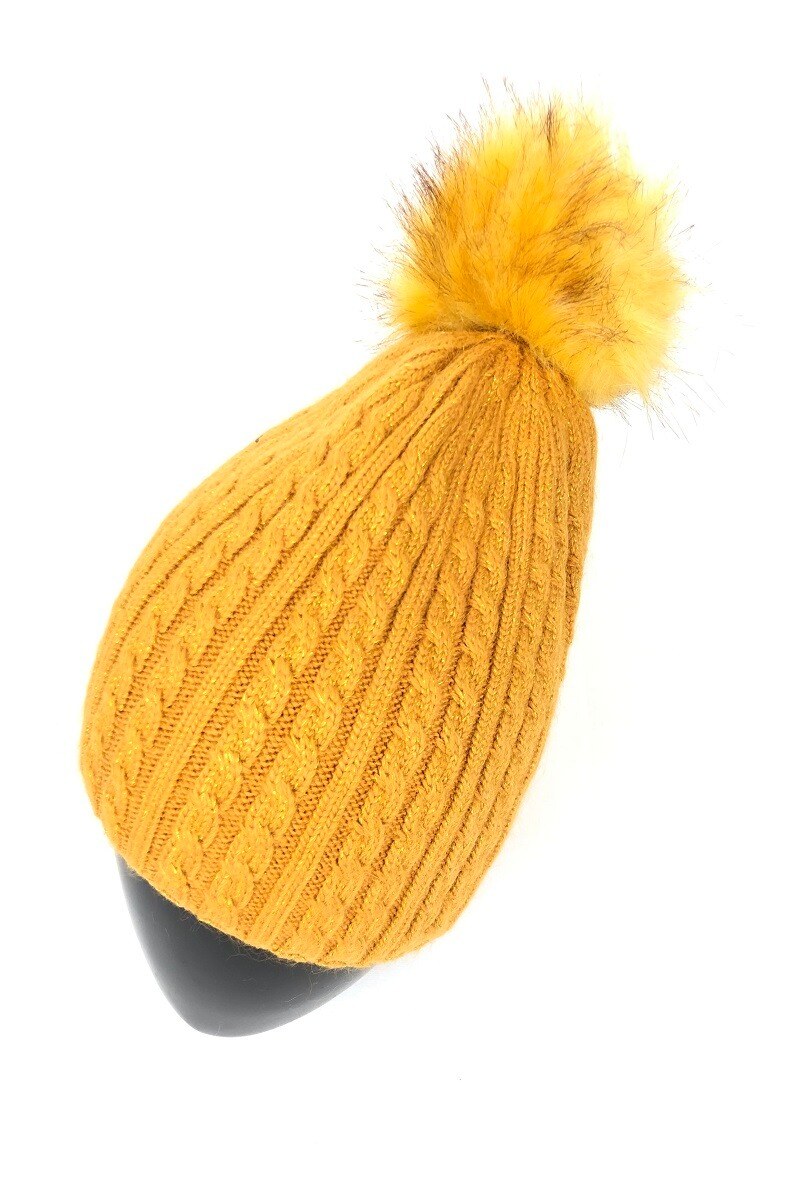 Wholesaler Lidy's - Beanie with pom-pom