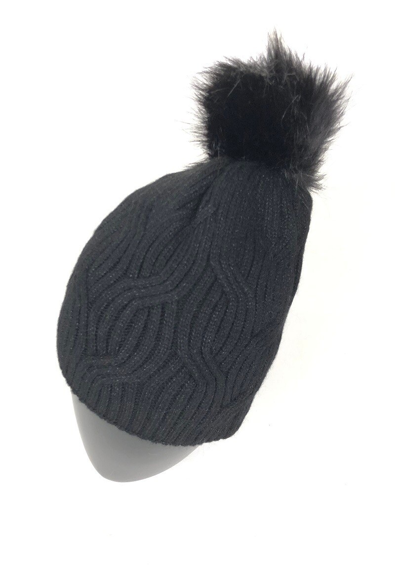 Wholesaler Lidy's - Beanie with pom-pom
