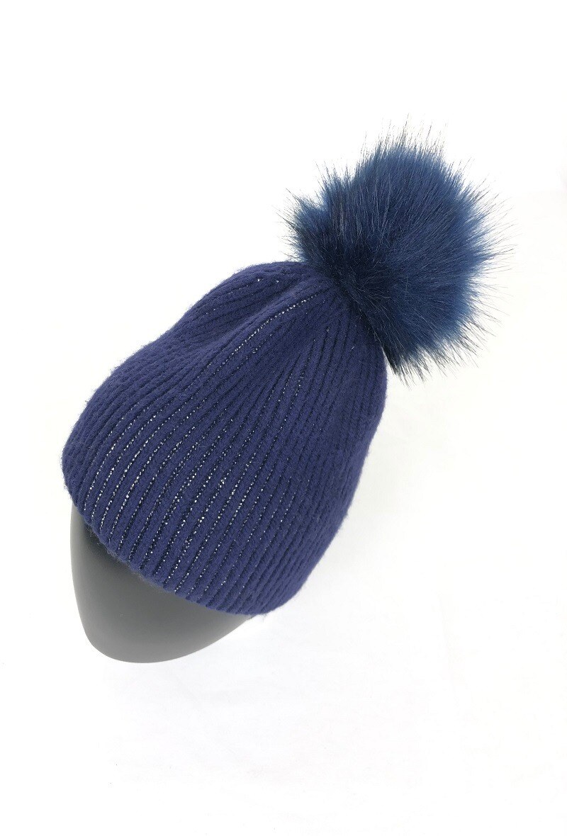 Wholesaler Lidy's - Beanie with pom-pom