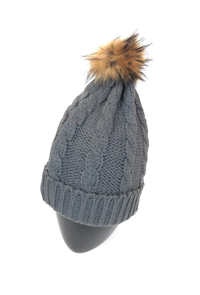 Wholesaler Lidy's - Beanie with pom-pom