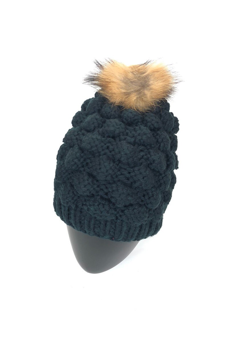 Wholesaler Lidy's - Beanie with pom-pom