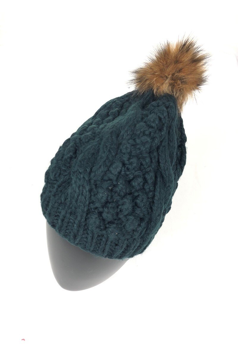 Wholesaler Lidy's - Beanie with pom-pom