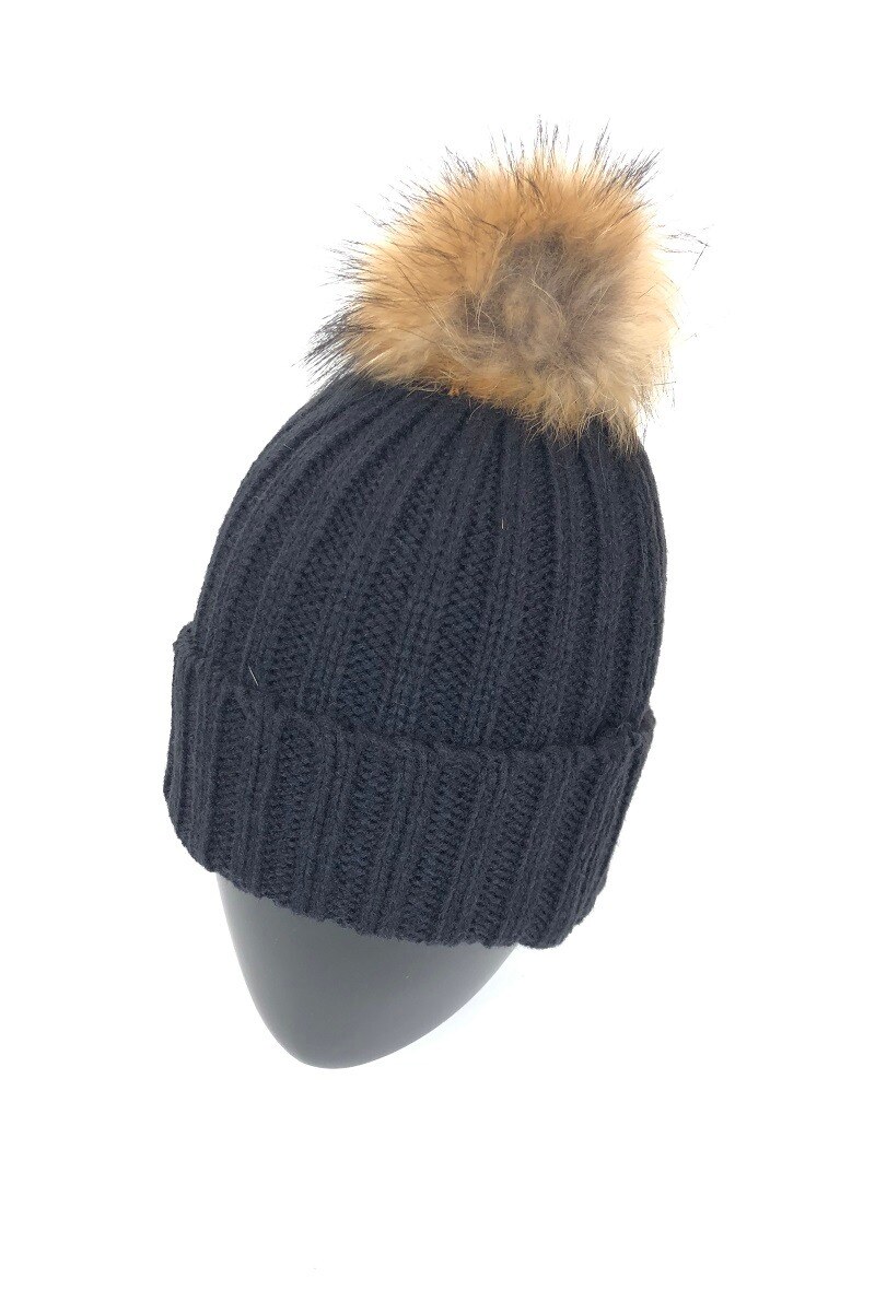 Wholesaler Lidy's - Beanie with pom-pom