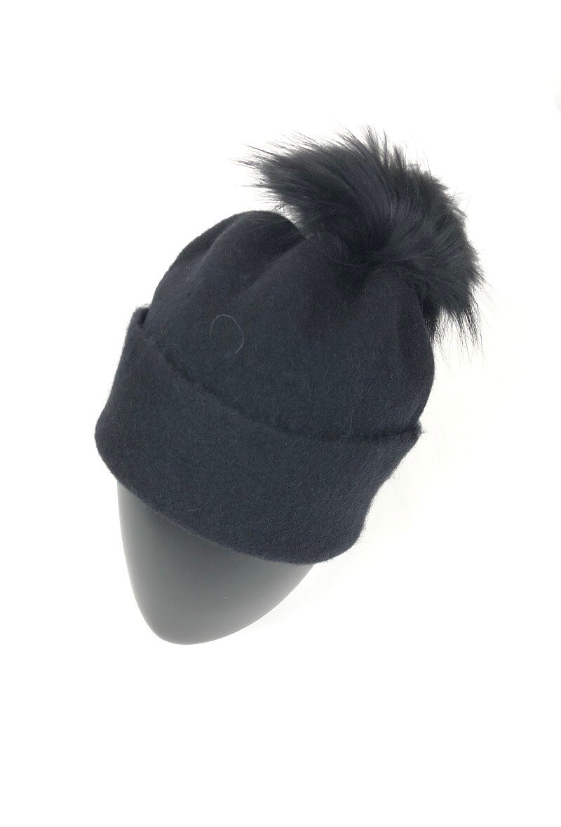 Wholesaler Lidy's - Beanie with pom-pom