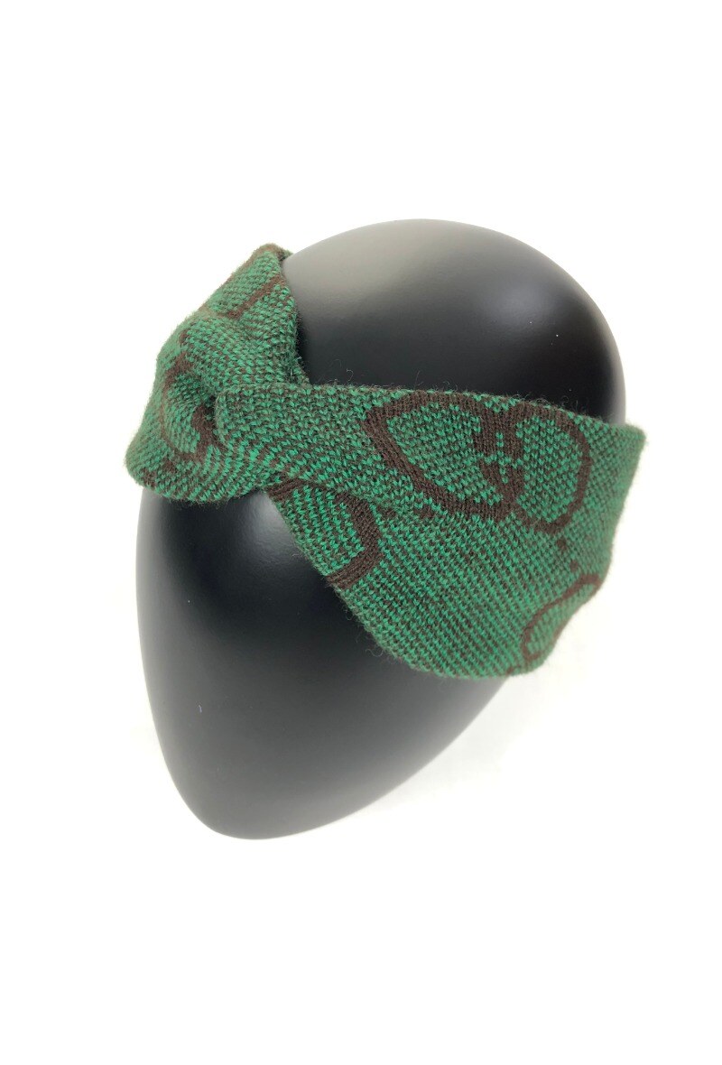 Wholesaler Lidy's - Twisted headband with interwoven round patterns