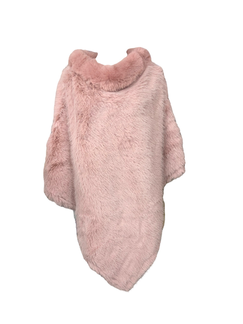 Großhändler Lidy's - Ultraweicher Poncho aus Kunstpelz