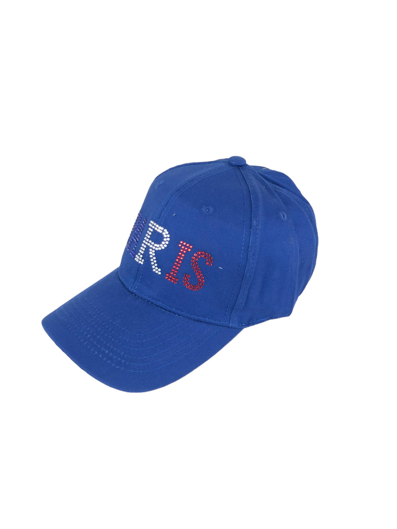 Grossiste Lidy's - Casquette Paris brillant bleu blanc rouge