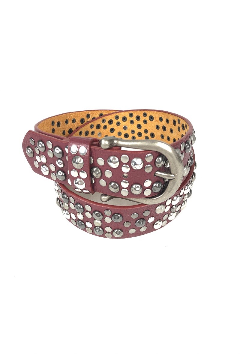 Grossiste Lidy's - Ceinture cloutée à boucle métallique