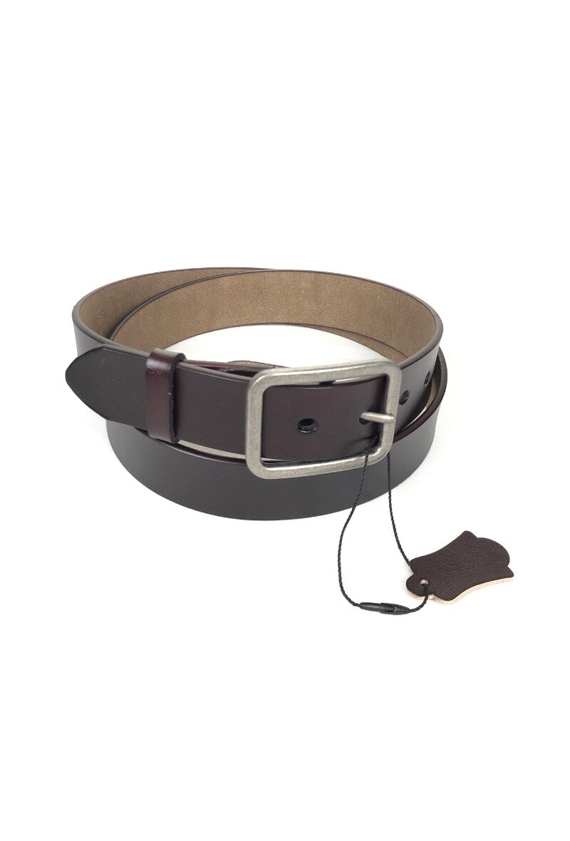 Grossiste Lidy's - Ceinture unie à boucle rectangulaire effet vieilli