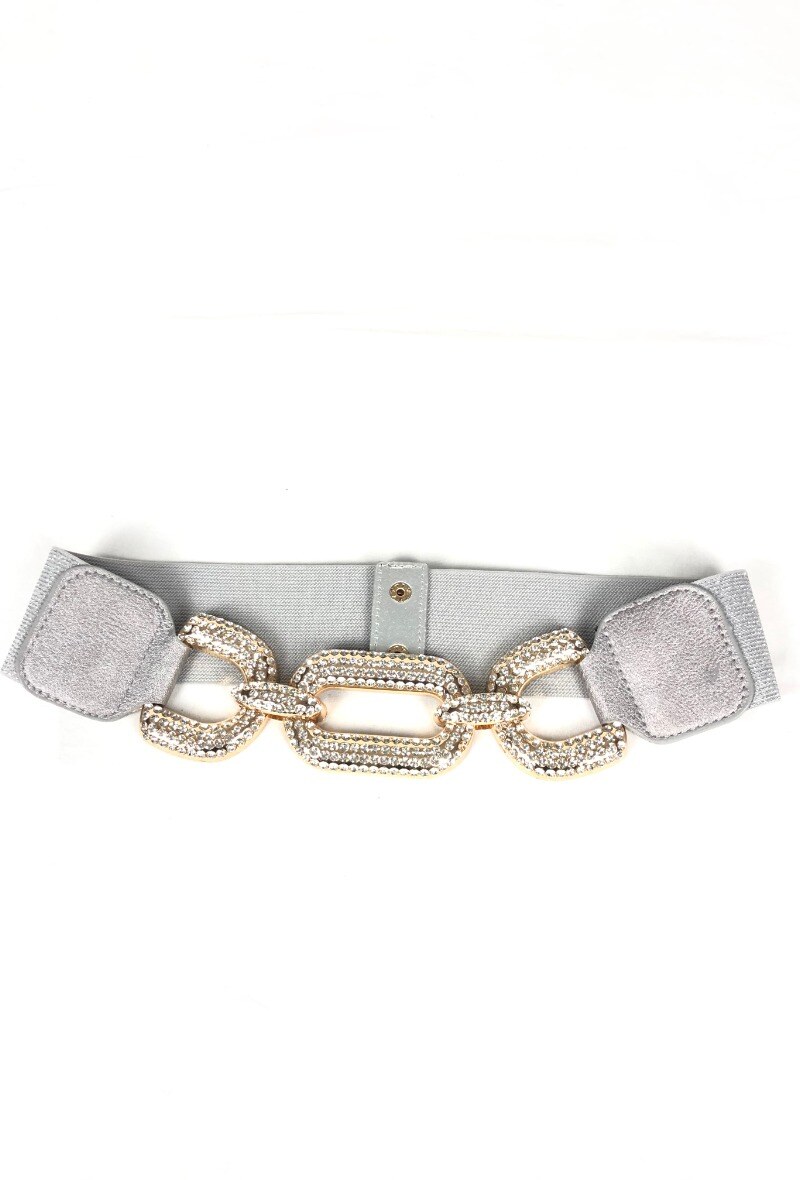 Grossiste Lidy's - Ceinture ornée de strass en motif géométrique