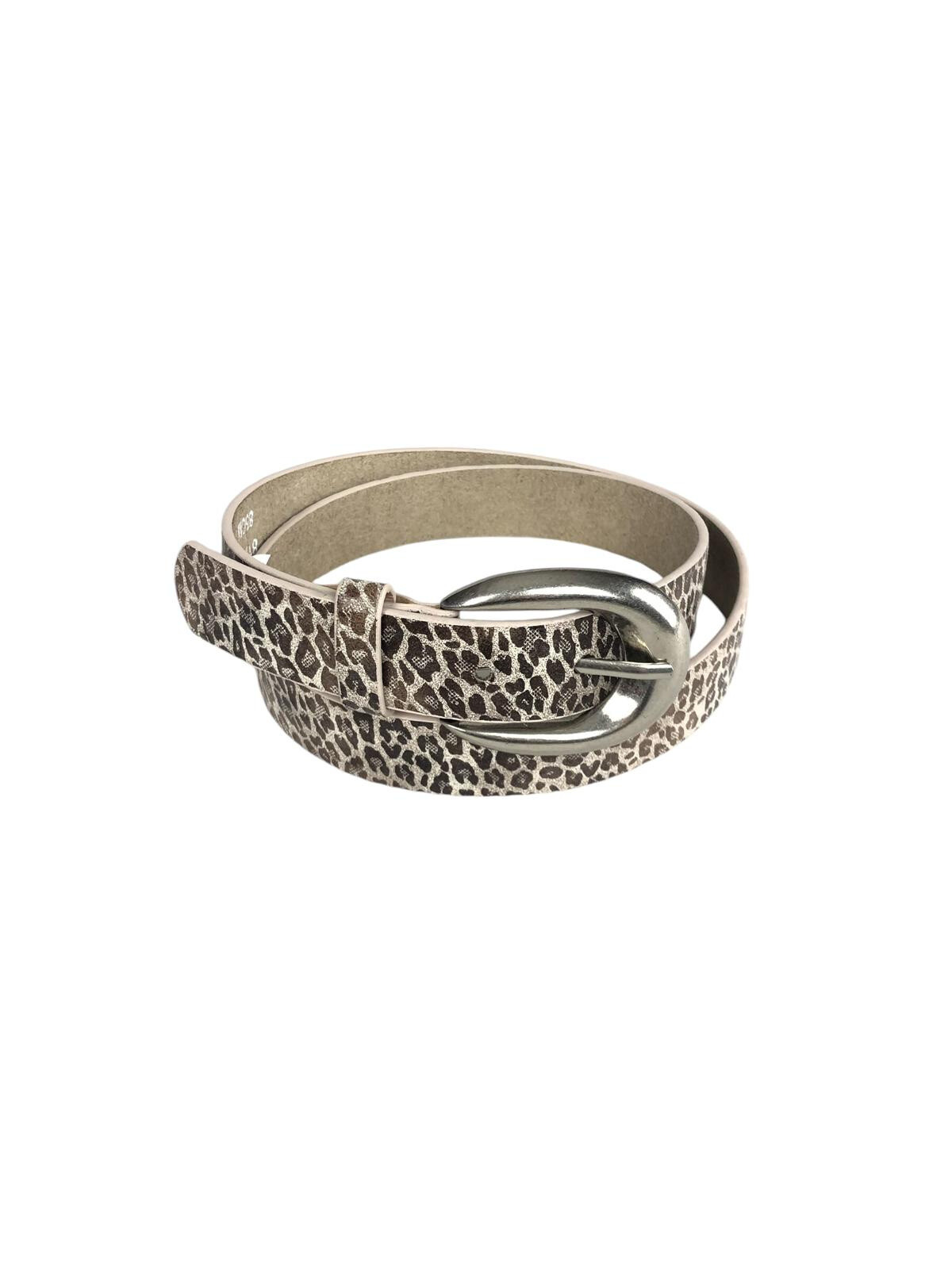 Grossiste Lidy's - Ceinture léopard boucle argent