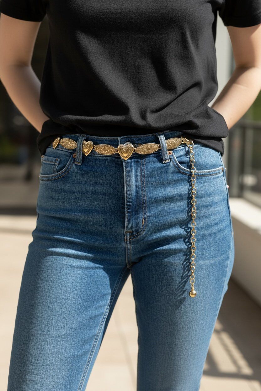 Wholesaler Lidy's - Metal chain with pattern