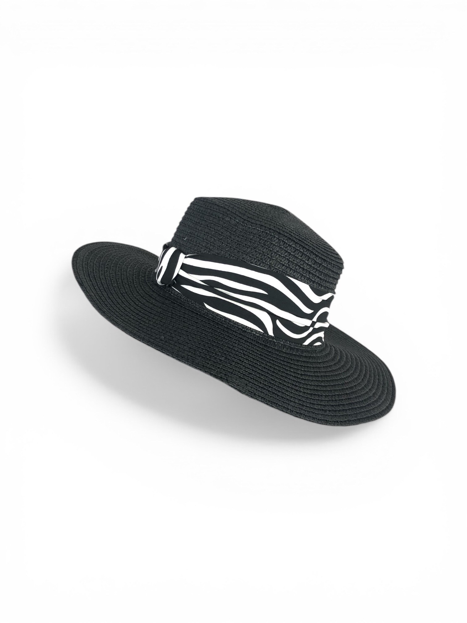 Wholesaler Lidy's - Hat adorned with a leopard ribbon