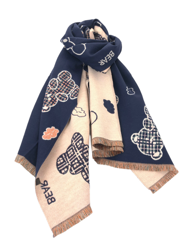 Mayorista Lidy's - Bufanda con estampado de ositos