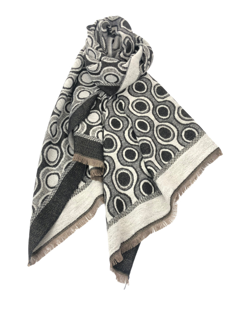 Grossiste Lidy's - Echarpe scintillante fantaisie à motifs