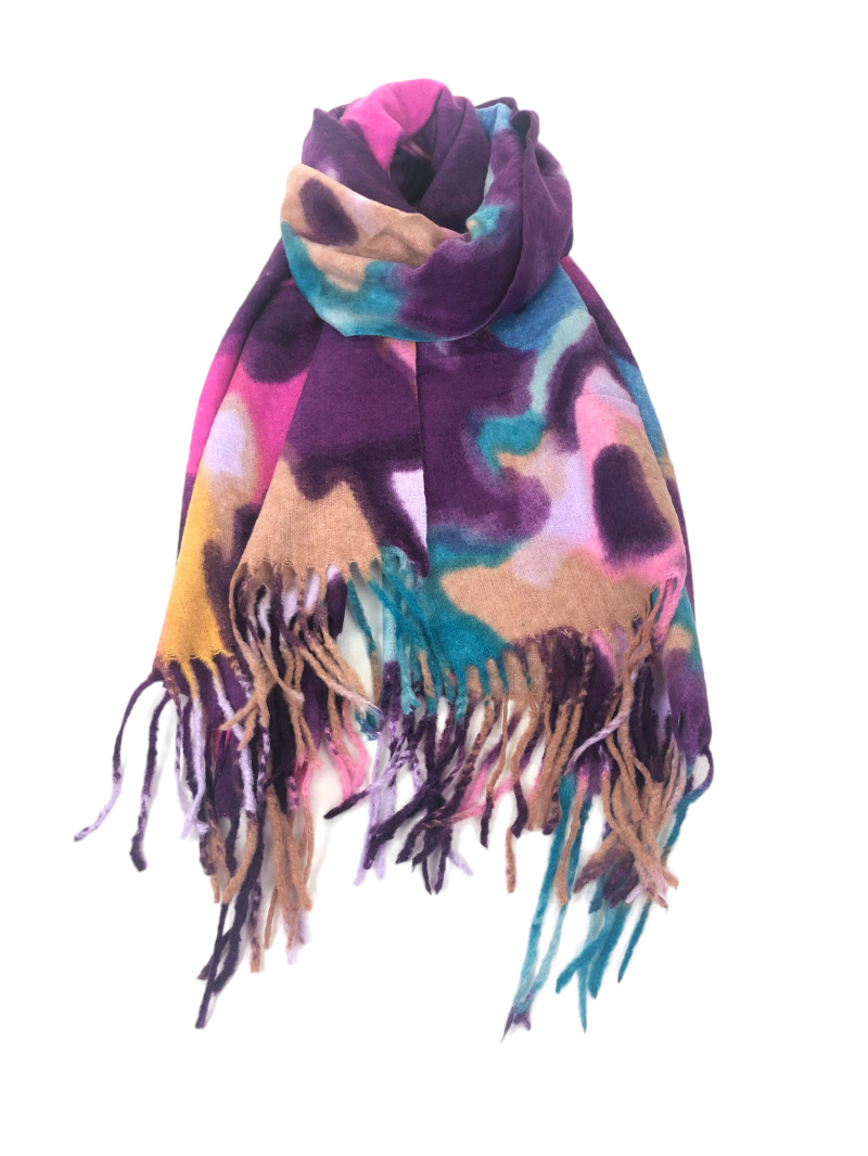 Grossiste Lidy's - Echarpe imprimée fantaisie Tie&Dye