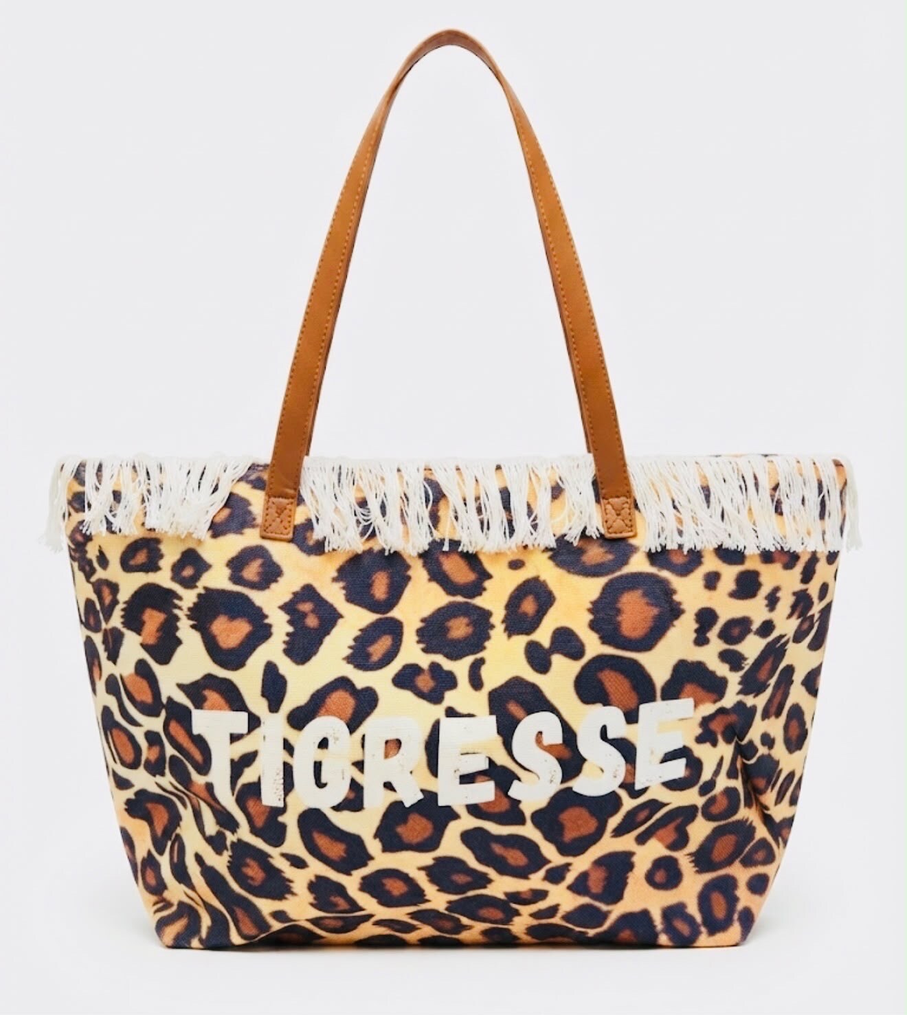 Wholesaler Lili à la plage - Tigress leopard beach bag