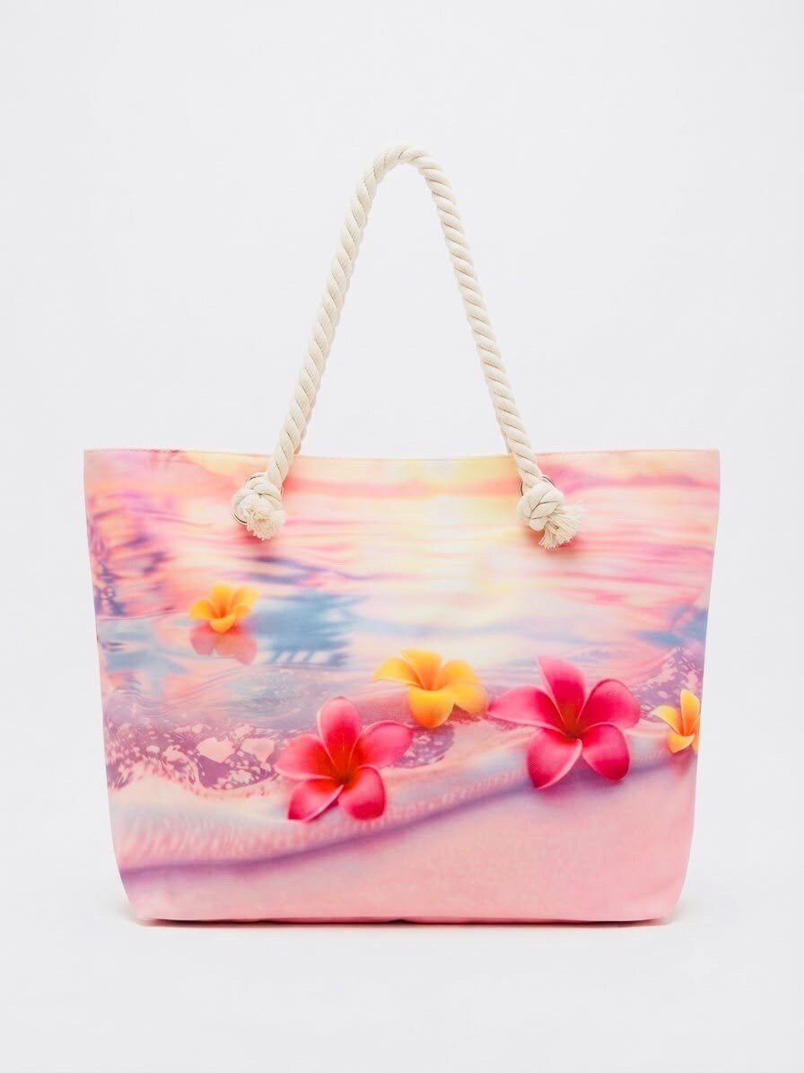 Wholesaler Lili à la plage - Pink sea beach bag