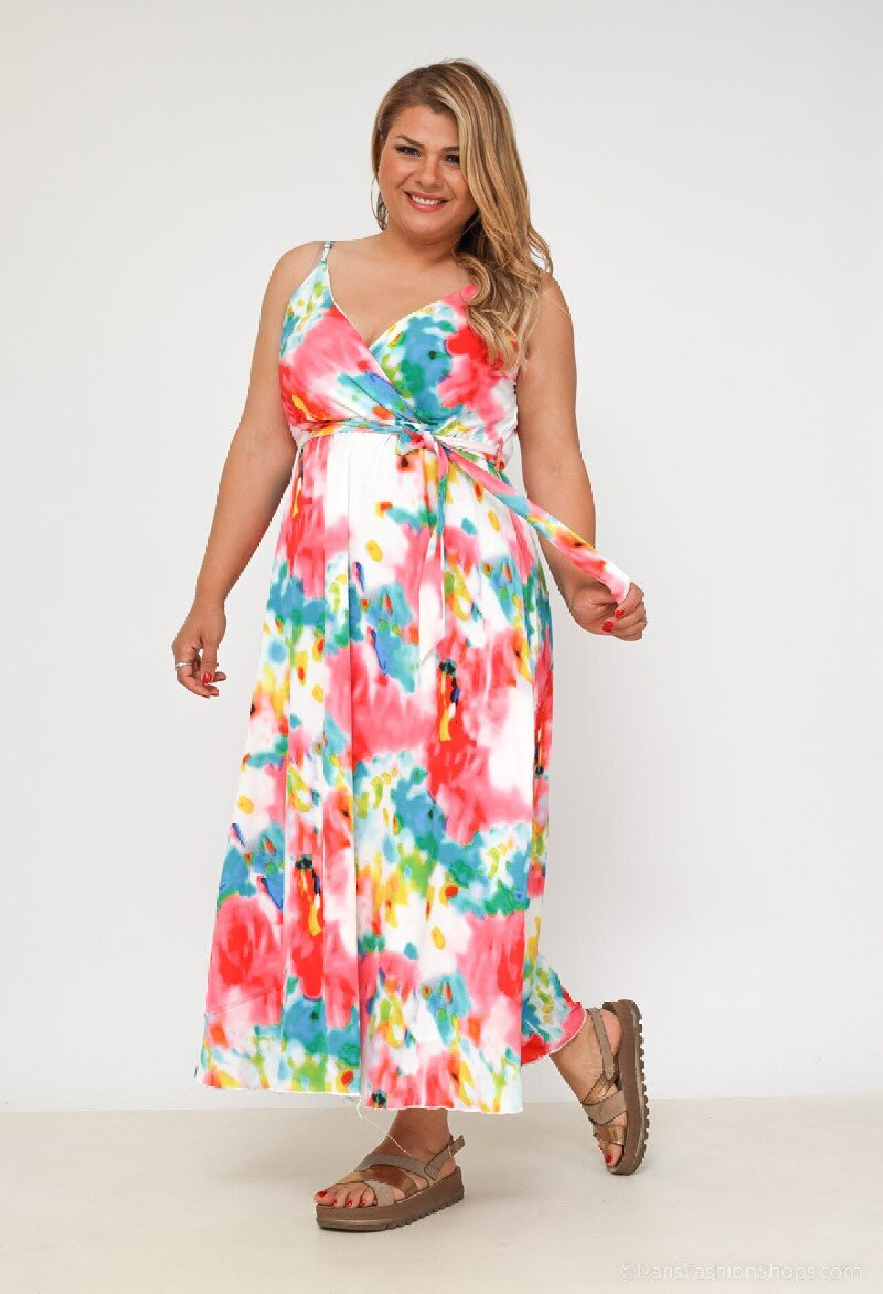 Wholesaler Lilie Plus - Printed dress big size
