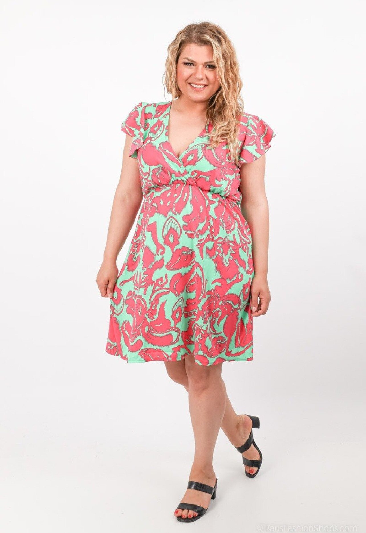 Wholesaler Lilie Plus - Printed dress